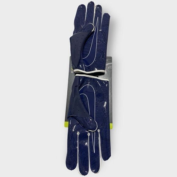 Nike Vapor Jet 5.0 College Navy/ Chrome Football Gloves Mens size XXL (a) New - Picture 4 of 8